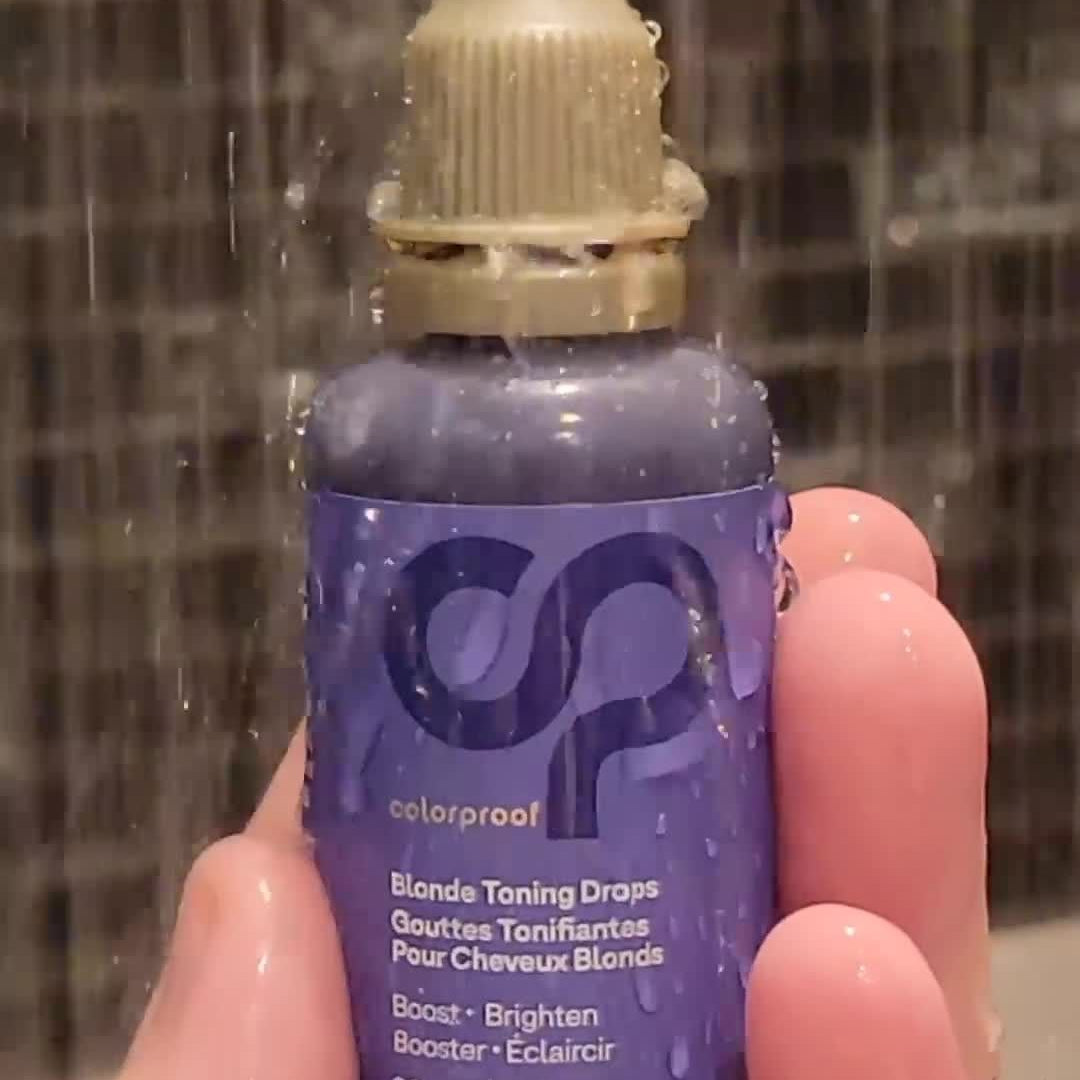 Blonde Toning Drops instantly banishes brass on your terms.