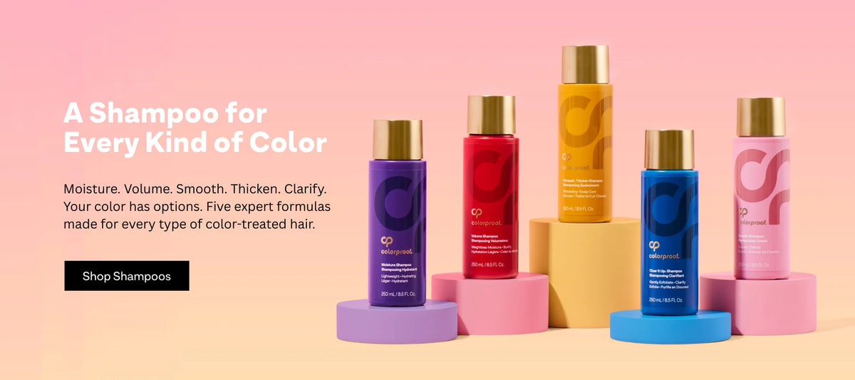 Colorproof Example Colorproof Color-Treated Hair Care: Cleanse, Moisturize & Style