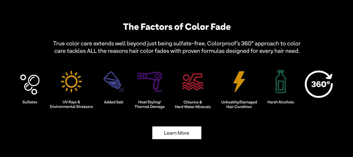 Colorproof Example Colorproof Color-Treated Hair Care: Cleanse, Moisturize & Style